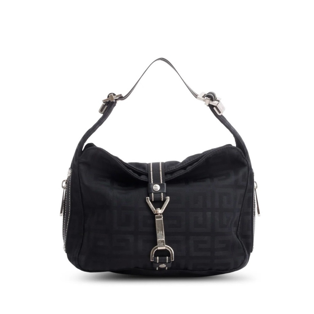 Givenchy Black Shoulder Bag with Silver Accents